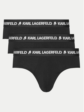 KARL LAGERFELD KARL LAGERFELD Set 3 perechi de slipuri A1M47152 Negru