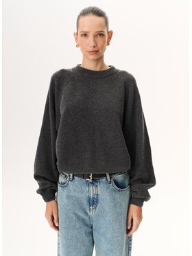LEBRAND LEBRAND Sweter Beth Szary Regular Fit