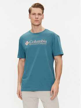 Columbia Columbia Тишърт Csc Basic Logo™ 1680053 Зелен Regular Fit