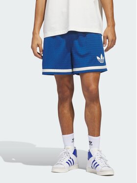 adidas adidas Szorty materiałowe 139543 Błękitny Loose Fit