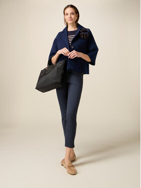 Oltre Oltre Pantaloni di tessuto P728R108903N034 Blu Skin Fit