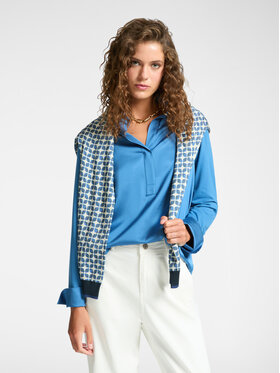 Elena Mirò Elena Mirò Camicia G247Z100487N0G4 Turchese Regular Fit