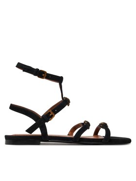 Kurt Geiger Kurt Geiger Sandały Hampton Flat Gladiator 2029600209 Czarny