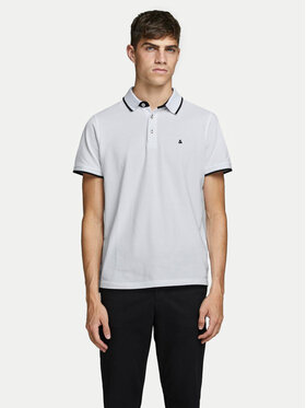 Jack&Jones Jack&Jones Поло Paulos 12136668 Білий Slim Fit