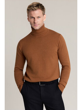 Lancerto Lancerto Sweter Jesse SW073226000049 Brązowy Regular Fit