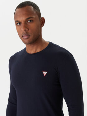 Guess Guess Longsleeve M2YI28 J1314 Cиній Slim Fit