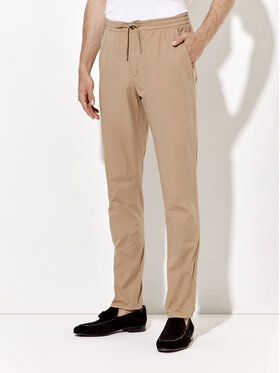 Rage Age Rage Age Текстилни панталони Atom Бежов Relaxed Fit