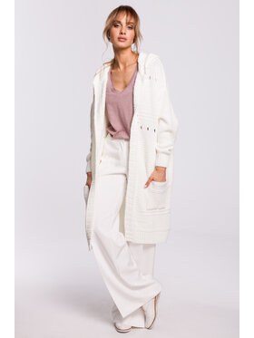Made of Emotion Made of Emotion Sweter M513 Biały Classic Fit