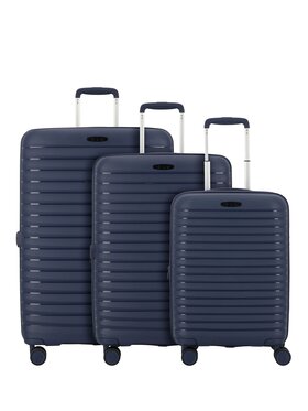 D&N D&N Komplet walizek 310006 Błękitny