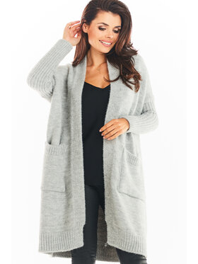 Awama Awama Maglione A395 Grigio Basic Fit