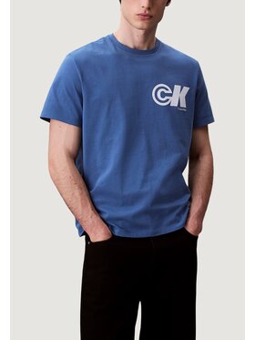 Calvin Klein Jeans Calvin Klein Jeans T-shirt SS 20S CK SPORT LOGO Blu Casual Fit