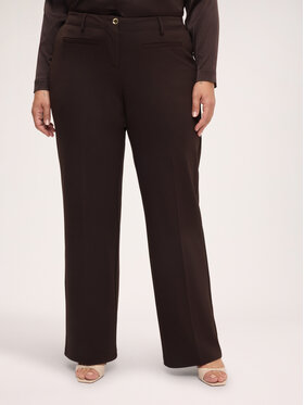 Fiorella Rubino Fiorella Rubino Spodnie materiałowe P052L002438N022 Brązowy Regular Fit