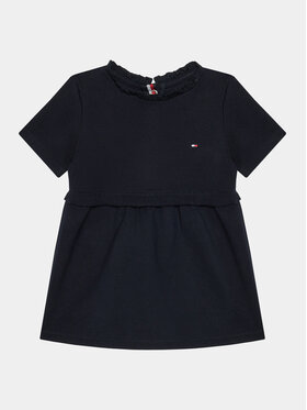 Tommy Hilfiger Tommy Hilfiger Haljina za svaki dan KN0KN01757 Tamnoplava Regular Fit