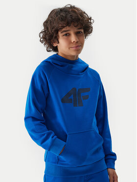 4F 4F Mikina 4FJWSS24TSWSM0925 Modrá Regular Fit