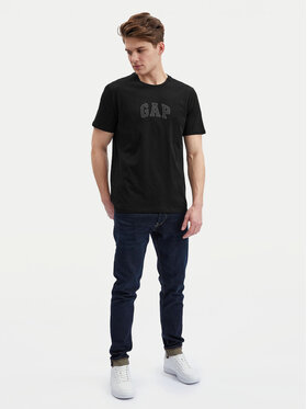 Gap Majica 570044-02 Črna Regular Fit