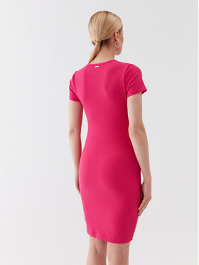 Guess Guess Sukienka codzienna Lana WBYK95 KB9E2 Różowy Slim Fit