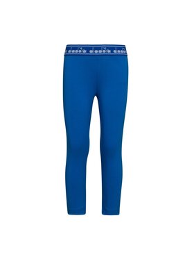 Diadora Diadora Legginsy DIADORA JG. LEGGINGS LOGO MANIA Niebieski