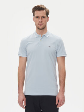 Lee Lee Поло Pique 112363784 Блакитний Regular Fit