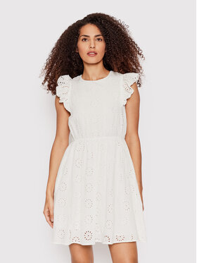 Vero Moda Vero Moda Letní šaty Naima 10263155 Bílá Regular Fit