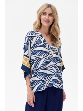 blue shadow blue shadow Bluzka Skala Niebieski Regular Fit