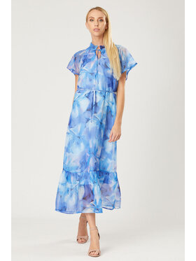 QUIOSQUE QUIOSQUE Každodenné šaty ORCHID DRESS Tyrkysová Regular Fit