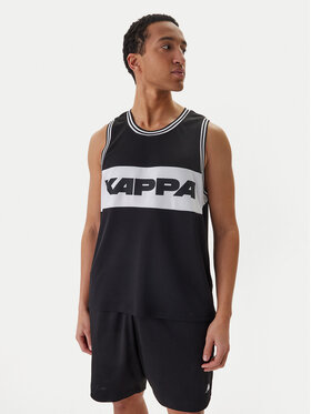 Kappa Kappa Tank top Authentic Sainos 382E2PW Negru Regular Fit