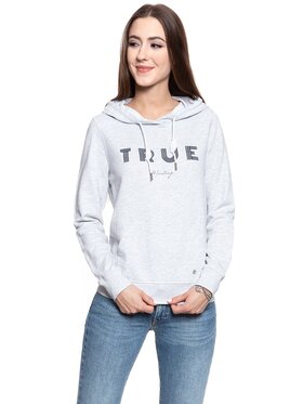 Mustang Mustang Bluza BELLA H EMBROIDERY Biały Regular Fit
