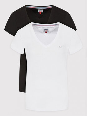 Tommy Jeans Tommy Jeans Комплект 2 тишъртки Soft DW0DW11458 Цветен Regular Fit