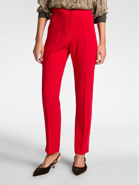 Elena Mirò Elena Mirò Spodnie materiałowe P162P000358N056 Czerwony Regular Fit