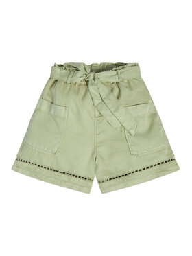 Guess Guess Szorty materiałowe J3GD03 WE8R0 Zielony Relaxed Fit