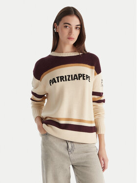 Patrizia Pepe Patrizia Pepe Džemperis 2K0352/K298-YA34 Écru Regular Fit