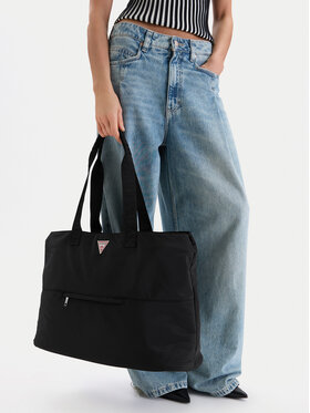 Guess Jeans Guess Jeans Ročna torba CWBEO-GUESS-XC-004-09 Črna