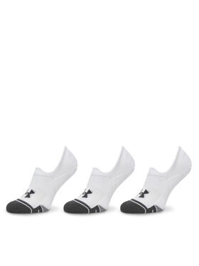 Under Armour Under Armour Zestaw 3 par niskich skarpet unisex Performance Tech 1379502 Biały