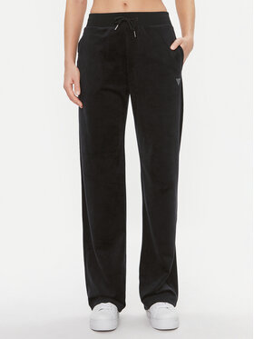 Guess Guess Pantaloni trening Couture V3BB26 KBXI2 Negru Regular Fit