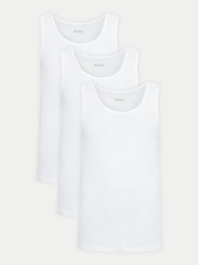 BOSS BOSS 3er-Set Tank-Tops 50542132 Weiß Regular Fit