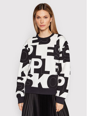 The Kooples The Kooples Суитшърт Logo FSWE25003K Черен Relaxed Fit