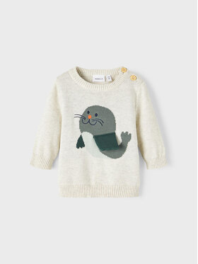 NAME IT NAME IT Pullover 13209866 Grau Regular Fit