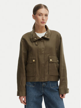 Tommy Hilfiger Tommy Hilfiger Kurtka przejściowa WW0WW48616 Zielony Relaxed Fit