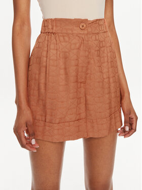 TWINSET Шорти з тканини 241TT2241 Оранжевий Loose Fit