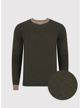 Pako Lorente Pako Lorente Sweter P24WF-2X-017 Zielony Classic Fit