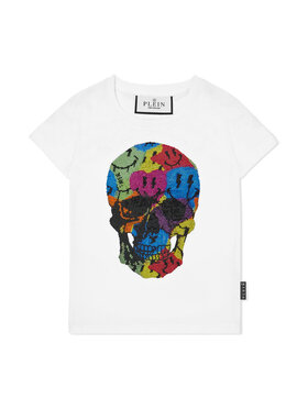 PHILIPP PLEIN PHILIPP PLEIN Tričko 27817 Biela Regular Fit