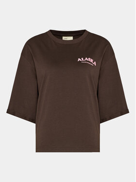 Outhorn Outhorn T-särk OTHAW23TTSHF0927 Pruun Regular Fit