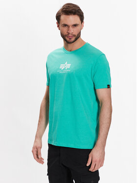 Alpha Industries Alpha Industries T-krekls Basic T ML Zaļš Regular Fit