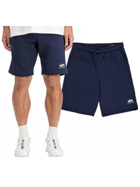 Alpha Industries Alpha Industries Szorty materiałowe AI.156367 Granatowy Regular Fit