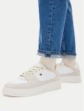 Tommy Hilfiger Tommy Hilfiger Sneakers Court FW0FW09177 Bianco