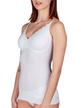 Skiny Skiny Tričko 084261 Biela Slim Fit