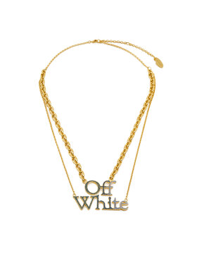 Off-White Off-White Kaklo papuošalas OWOB097S23MET0028445 Auksinė