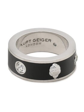 Kurt Geiger Kurt Geiger Inel Enamel Eagle Ring 8838305429 Negru
