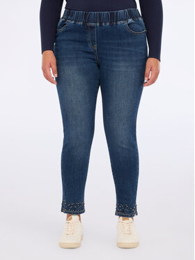 Fiorella Rubino Fiorella Rubino Jeansy P400T404923N024 Niebieski Skin Fit