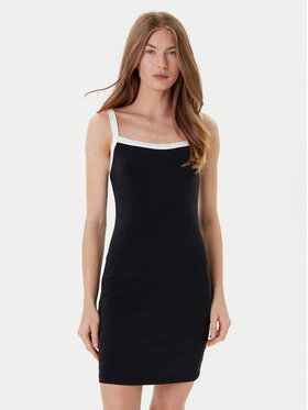 Eleh Eleh Vasarinė suknelė ESS250115 Juoda Slim Fit